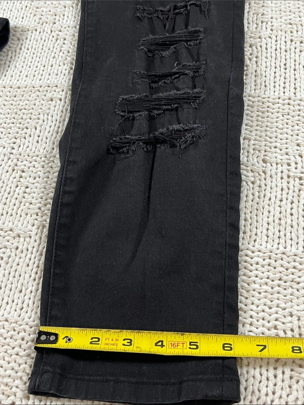 torrid Black Skinny Jeans with Red Underlay